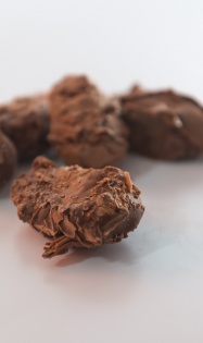 Melk schilfer truffels